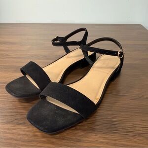 LC‎ Lauren Conrad Obsidian Women's Block Heel Sandals 9.5